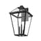 Z-Lite Talbot 3 Light Outdoor Wall Sconce, Black & Clear Beveled 579B-BK - alternate 4